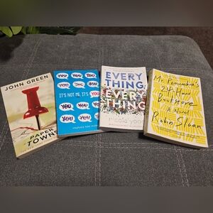 Paper Towns Everything It's Not Me Mr. Penumbra's Lot of 4 Young Adult Paperback